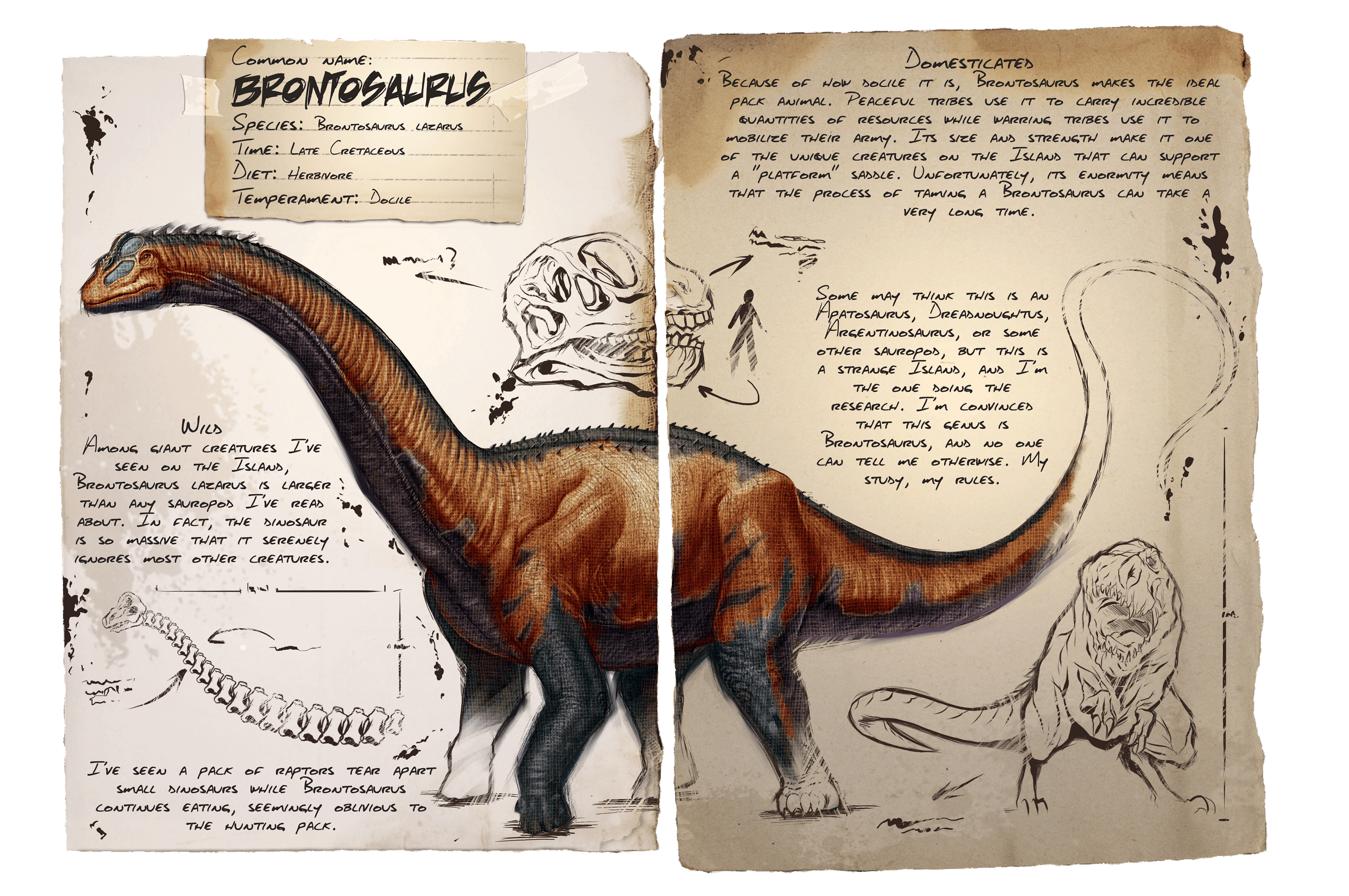 Brontosaurus &middot; Dossier