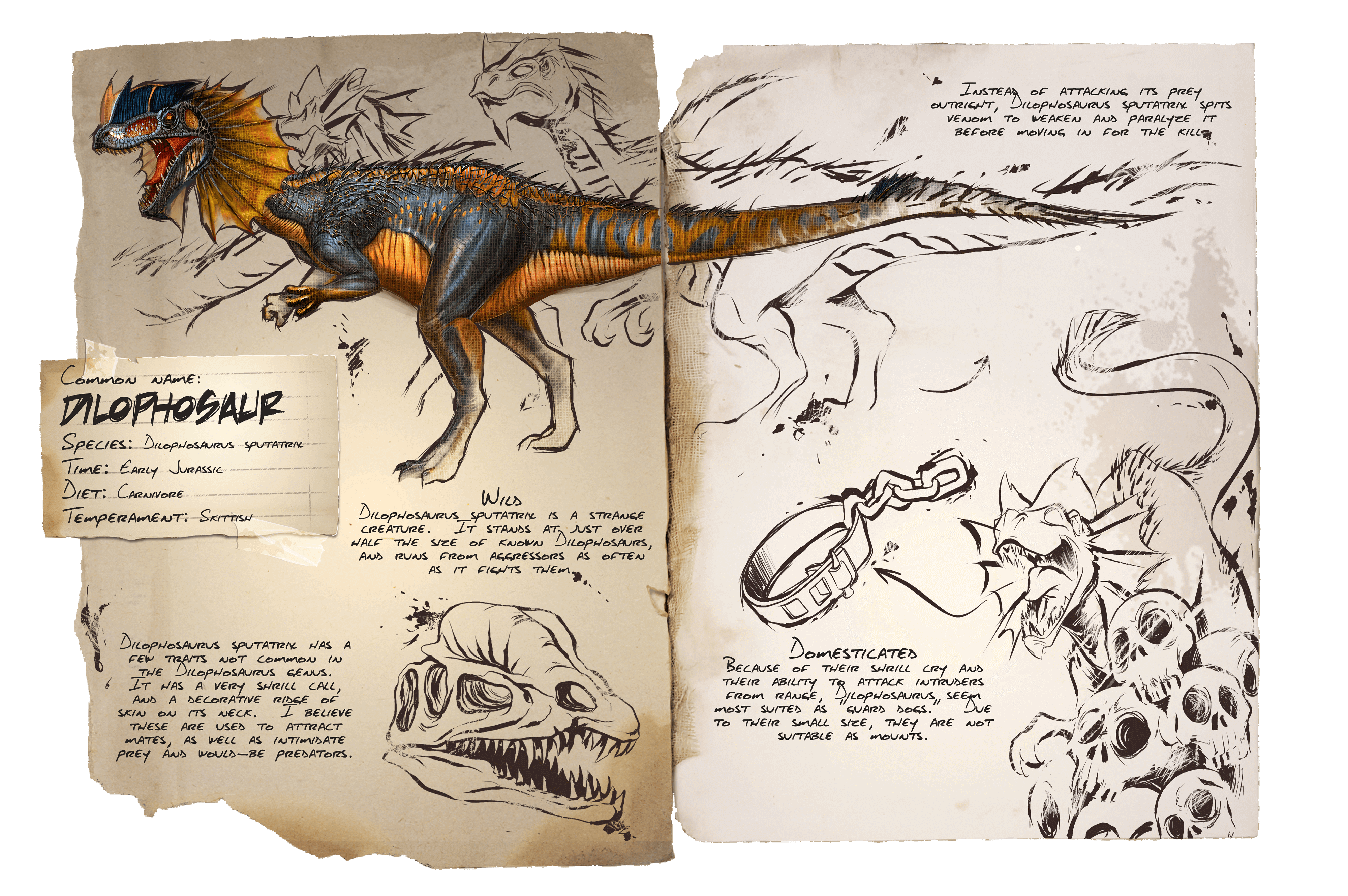 Dilophosaur &middot; Dossier