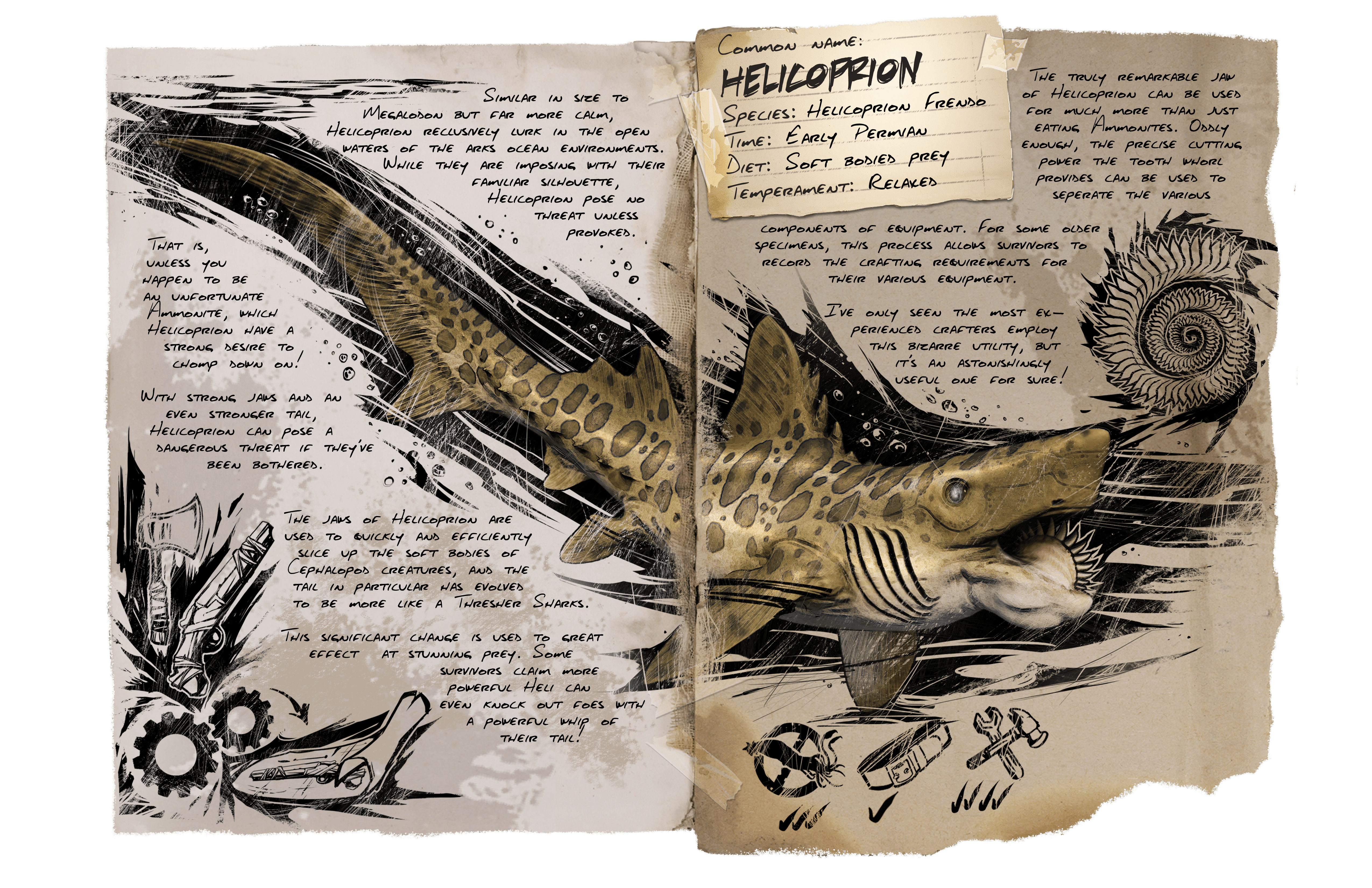 Helicoprion &middot; Dossier
