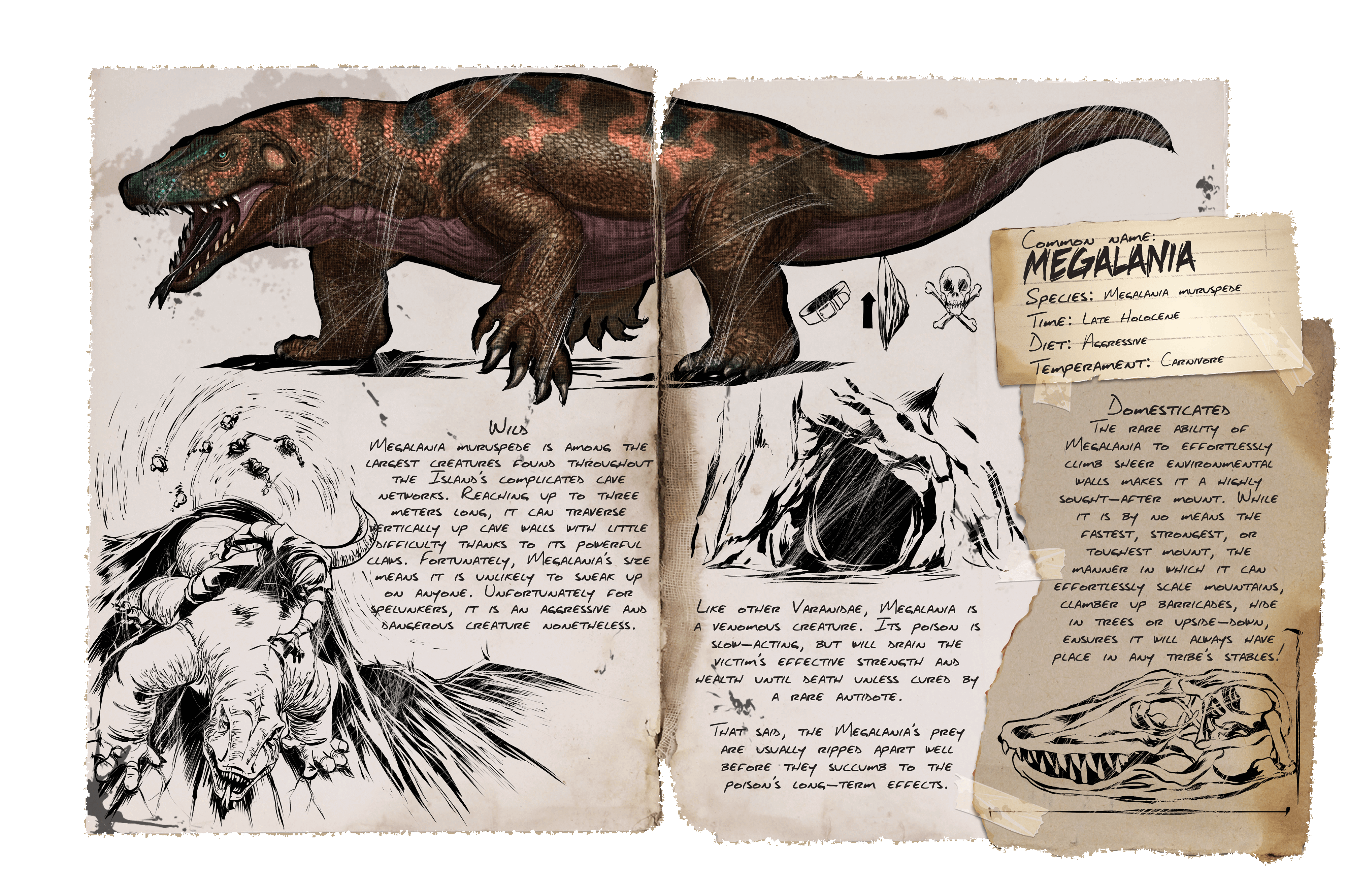 Megalania &middot; Dossier