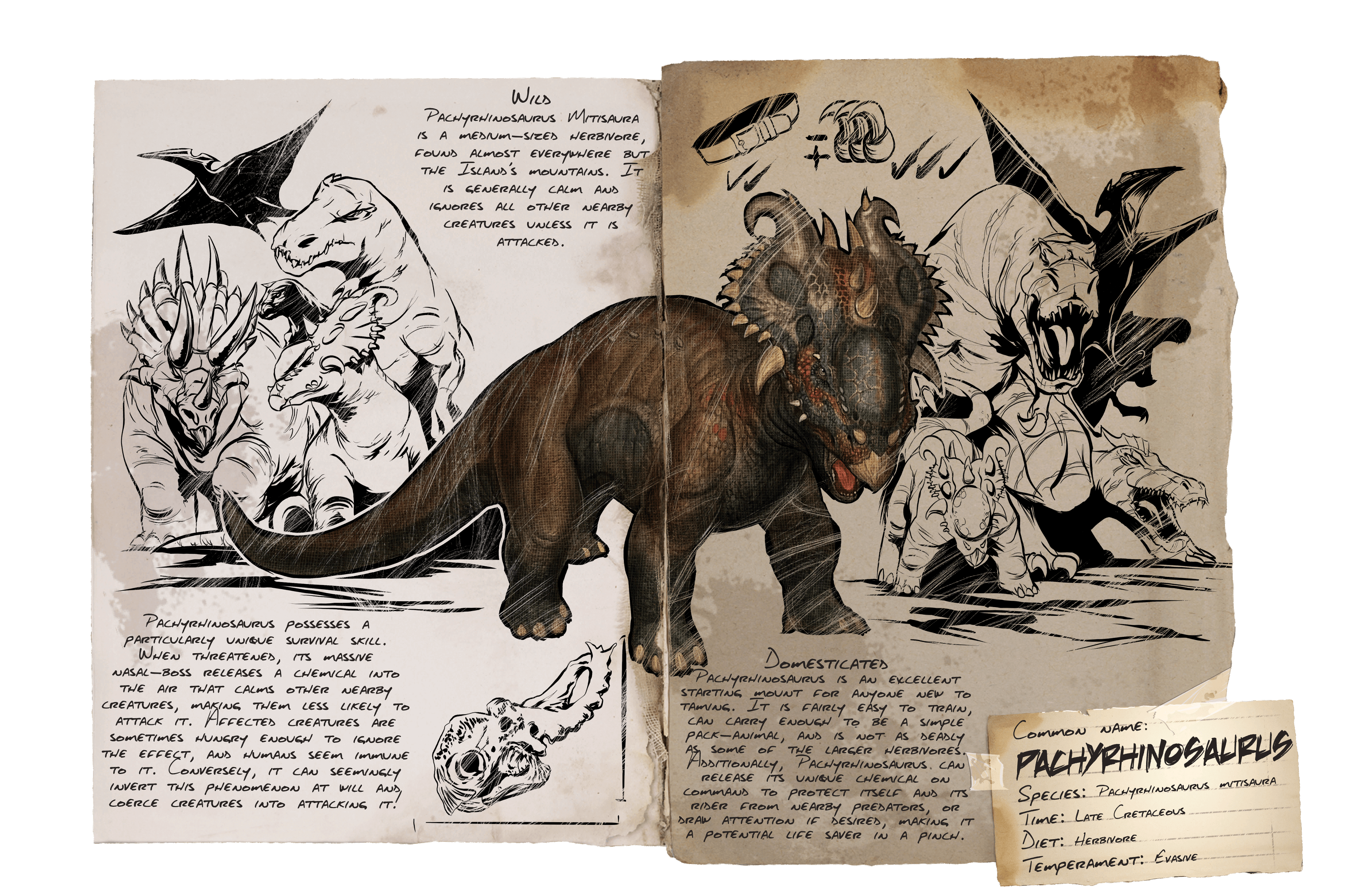 Pachyrhinosaurus &middot; Dossier