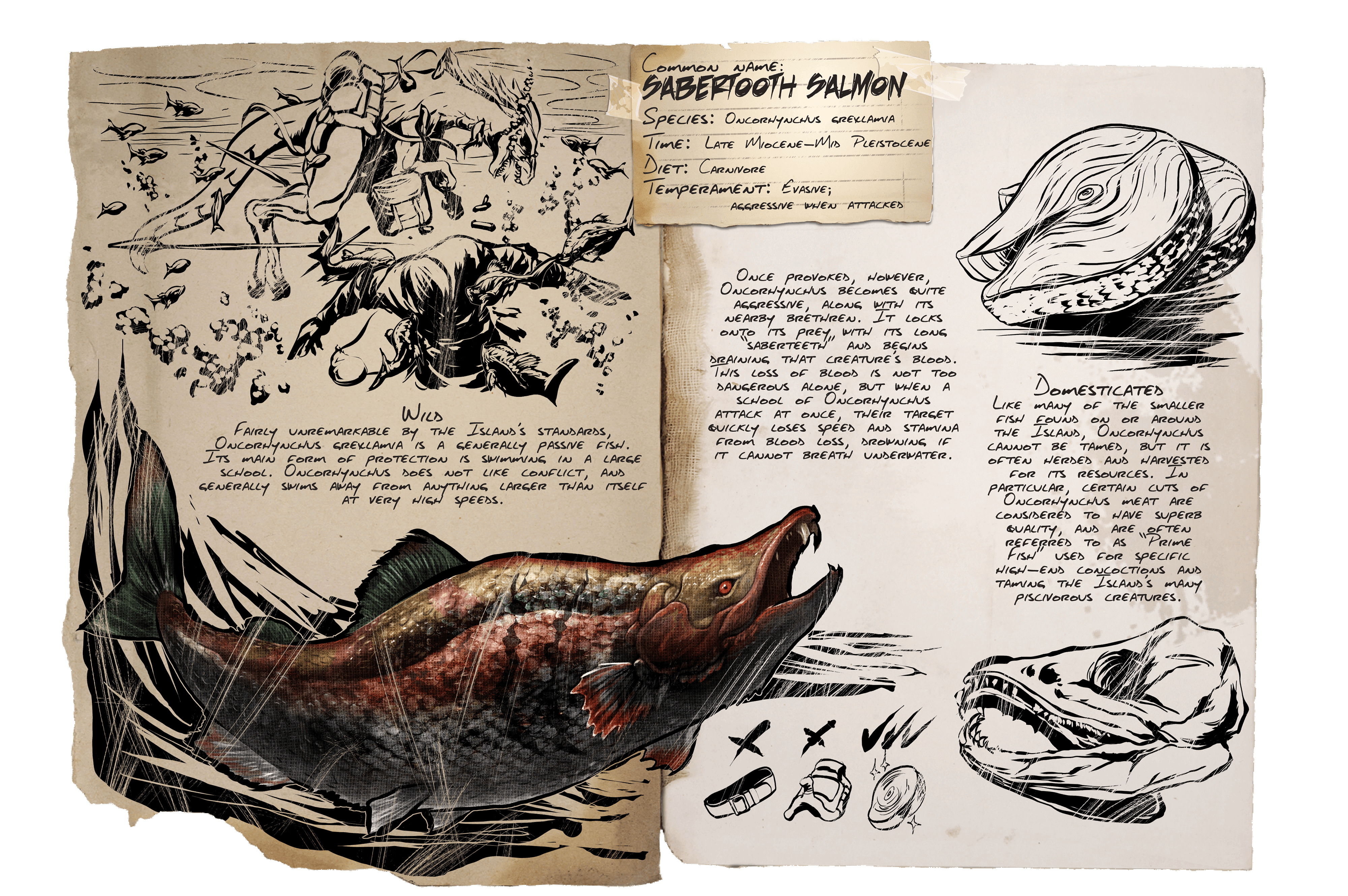 Sabertooth Salmon &middot; Dossier