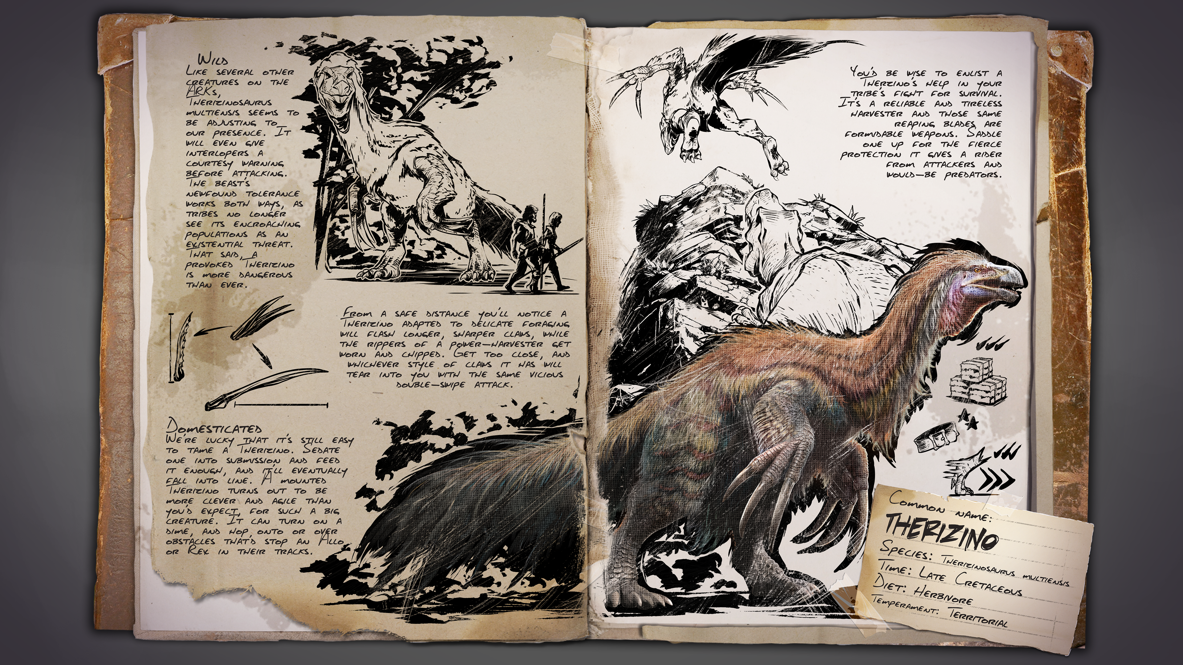 Therizinosaur · Dossier