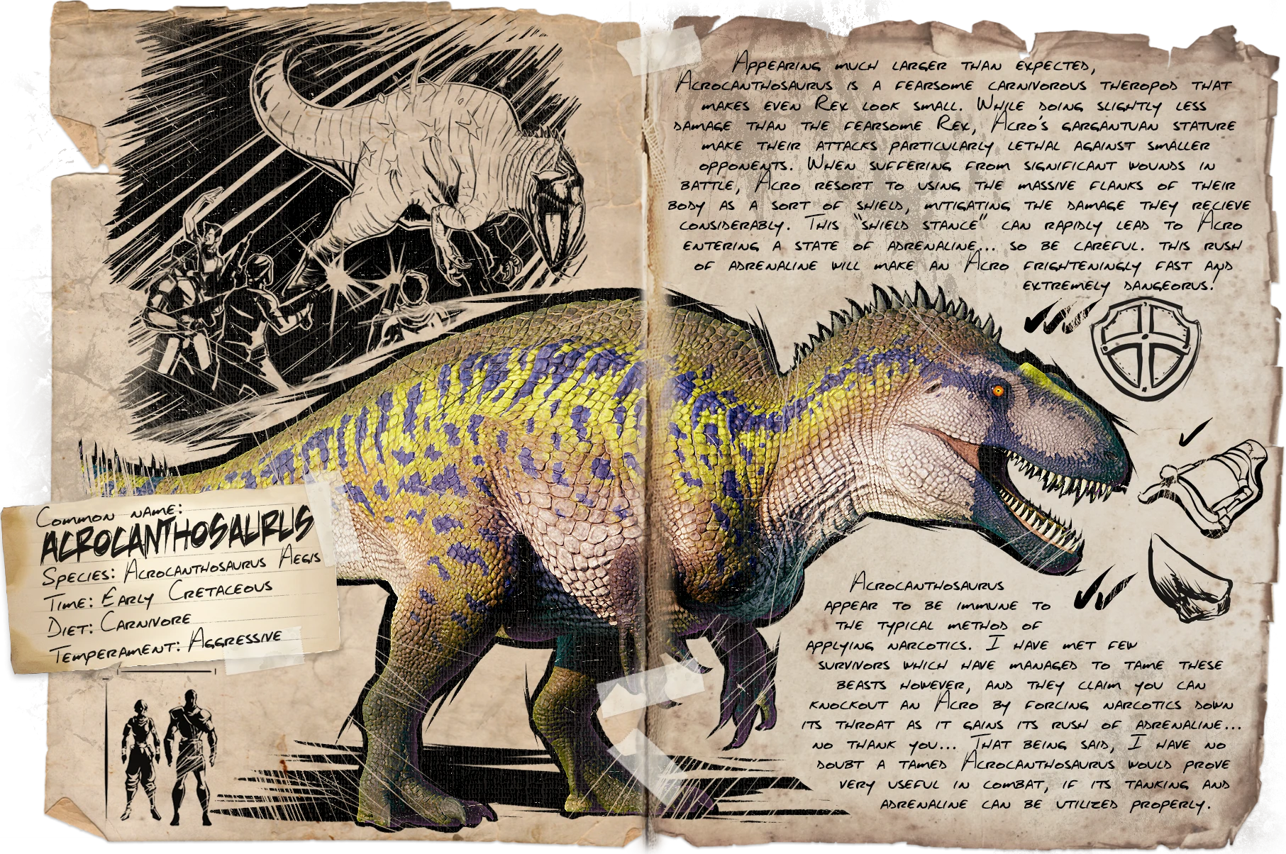 Acrocanthosaurus &middot; Dossier