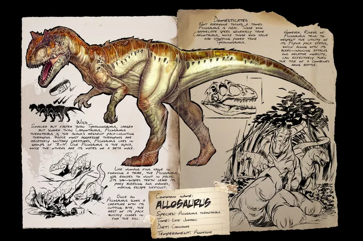 Allosaurus &middot; Dossier