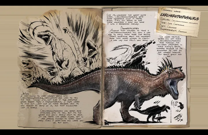 Carcharodontosaurus &middot; Dossier