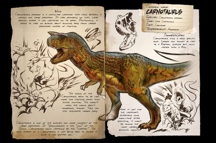 Carnotaurus &middot; Dossier