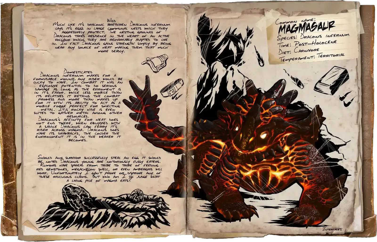 Magmasaur &middot; Dossier