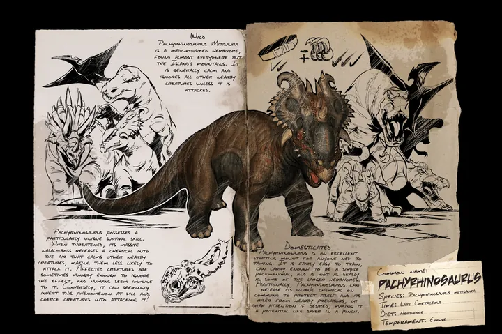 Pachyrhinosaurus · Dossier