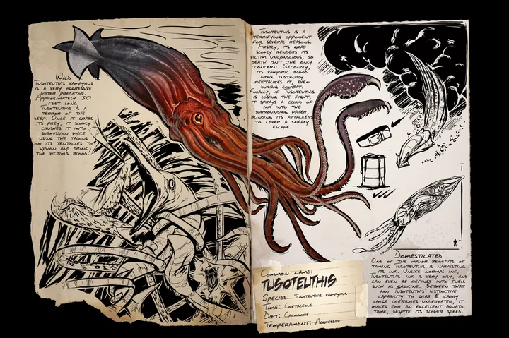 Tusoteuthis &middot; Dossier